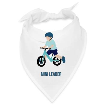 Kleiner Radfahrer - Bandana - Weiß - Vorne