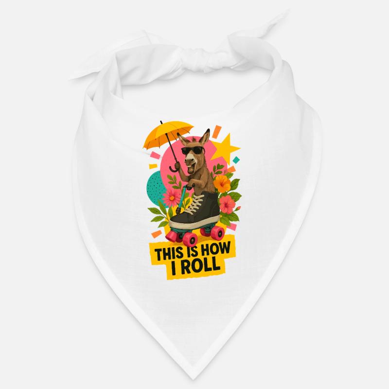 Roll-up donkey with style Bandana