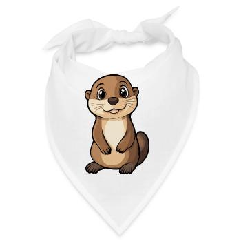 Otter - Bandana - Weiß - Vorne