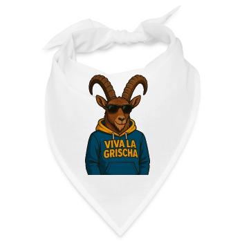 viva la grischa steinbock - Bandana - Weiß - Vorne