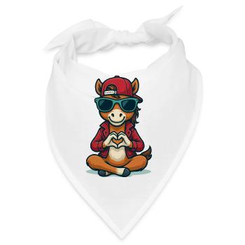 Love Colt Vibes - Bandana - Weiß - Vorne