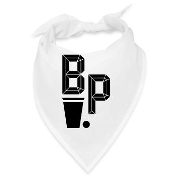 Beer Pong Logo2 - Bandana - Weiß - Vorne
