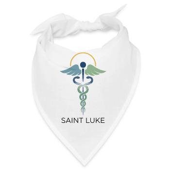 Saint Luke: Medizinische Hilfe - Bandana - Weiß - Vorne
