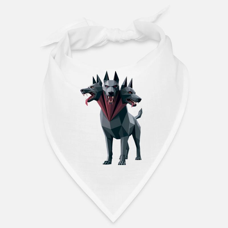 Cerberus - Cool Low Poly  Logo Bandana