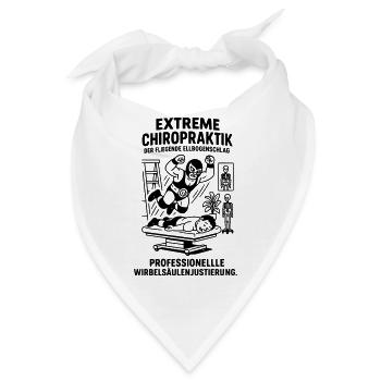 Physio Chiropraktiker Witzig Wrestling - Bandana - Weiß - Vorne