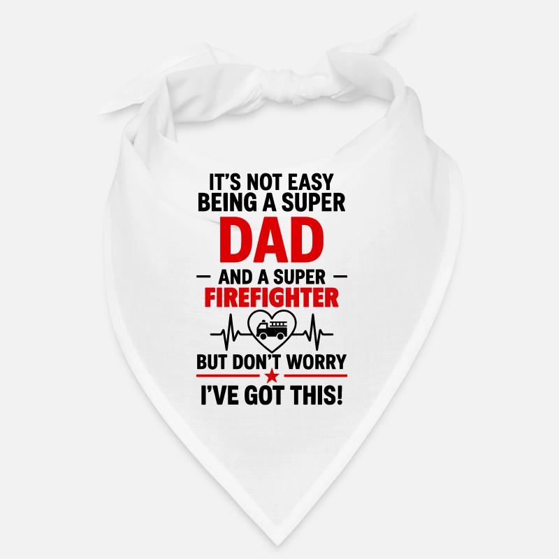 Heart + Fire Brigade – Super Dad Firefighter Bandana