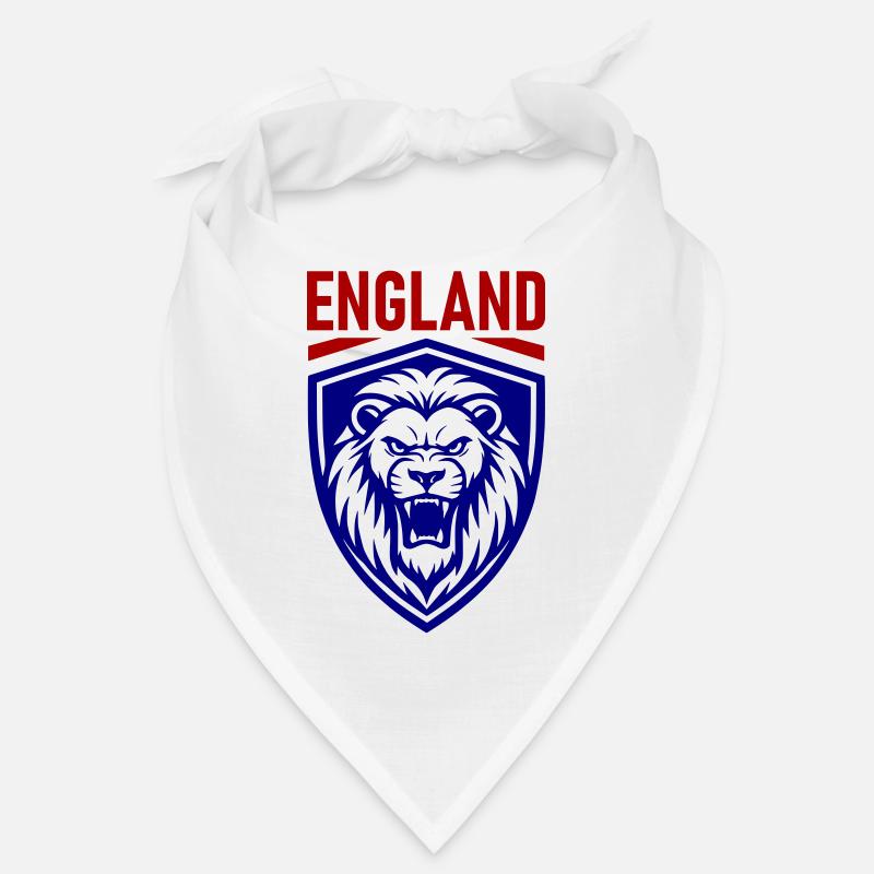 Conception du Bouclier du Lion d’Angleterre - Bandana - blanc