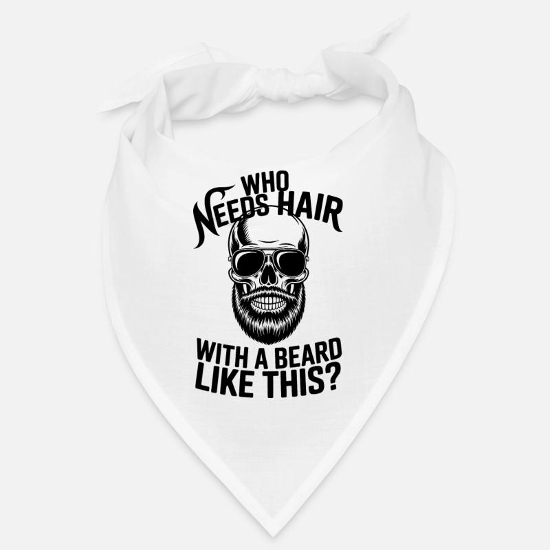 Who Needs Hair With A Beard Like This Bart Glatze Bandana