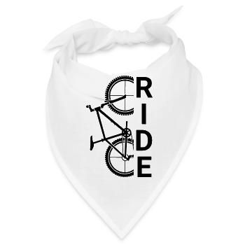 Ride Bike - Bandana - Weiß - Vorne