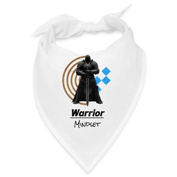 Warrior Mindset - Ritter der Stärke - Mentalität - Bandana - Weiß - Vorne