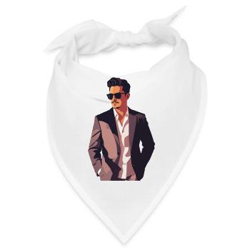 Gentleman Noir Powerlook Urban casual Style - Bandana - Weiß - Vorne