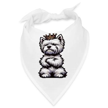 West highland terrier Westie West highland hund - Bandana - Weiß - Vorne