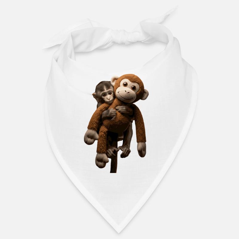 Punch der virale Affe mit Stofftier Bandana