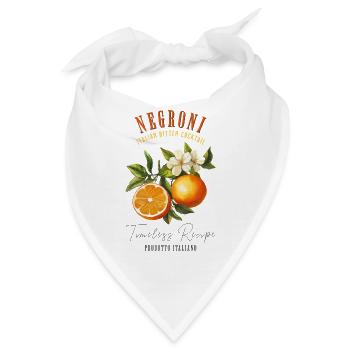 Negroni Cocktail Likör Aperitif Drink Gin Wermut - Bandana - Weiß - Vorne