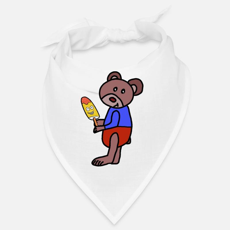 Bär Teddy  Eiskrem  Eis Kind Bandana