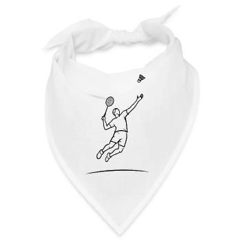 Badminton-Sprungheld - Bandana - Weiß - Vorne