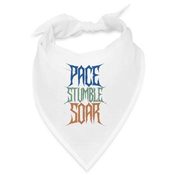 Pace Stumble Soar Style Heavy Metal - Bandana - Weiß - Vorne