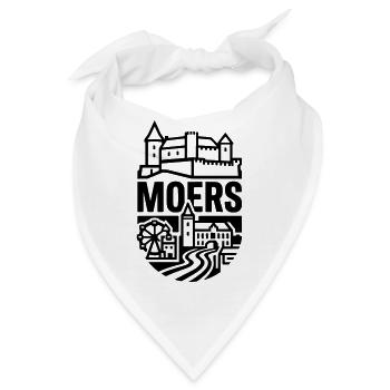 Moers Niederrhein - Bandana - Weiß - Vorne