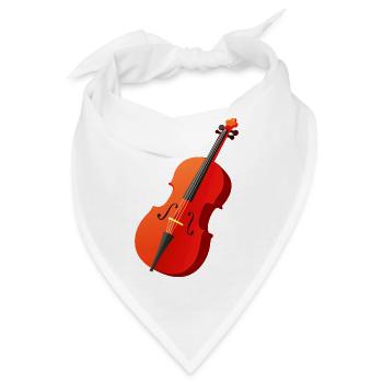 Cello - Bandana - Weiß - Vorne