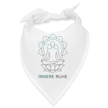 Innere Ruhe Lotus Meditation - Bandana - Weiß - Vorne