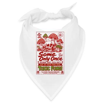 Alle Pflanzen sind essbar, giftige Pilze Gartenarbeit - Bandana - Weiß - Vorne