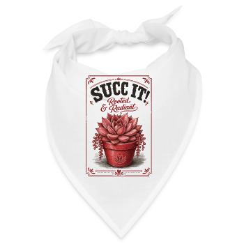 Urban Gardening Sukkulenten wurzeln Radiant - Bandana - Weiß - Vorne