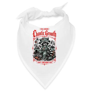 Feral Gardener Organic Gardening - Bandana - Weiß - Vorne