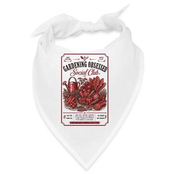 Urbaner Gartenbau Gärtnerbesessener Sozialclub - Bandana - Weiß - Vorne