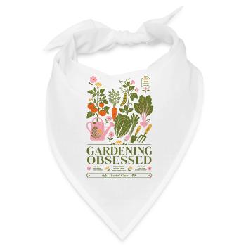 Urbaner Gartenbau Gärtnerbesessener Sozialclub - Bandana - Weiß - Vorne
