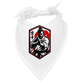 karate-picture - Bandana - Weiß - Vorne
