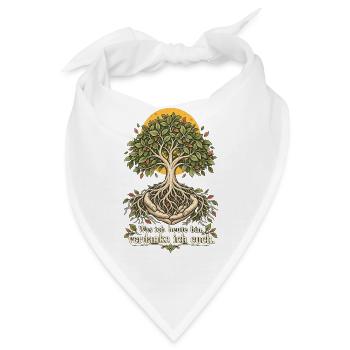 Danke Eltern Geschenk Mama Papa - Bandana - Weiß - Vorne