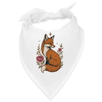 Fuchs  - Bandana - Weiß - Vorne