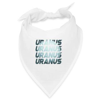 Uranus Design - Bandana - Weiß - Vorne