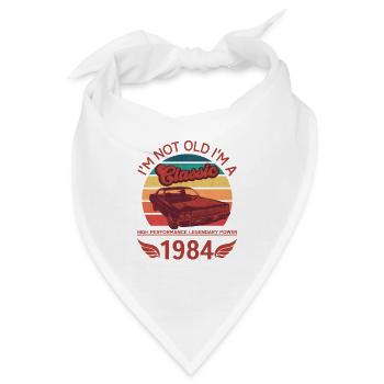 Ich bin nicht alt, ich bin ein Klassiker - Bandana - Weiß - Vorne