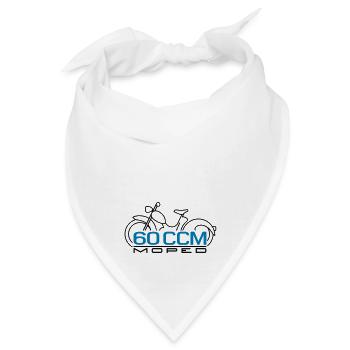 Moped SR2 60 ccm Emblem - Bandana - Weiß - Vorne