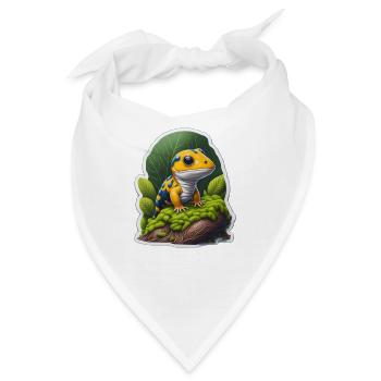 Kleiner Salamander - Bandana - Weiß - Vorne