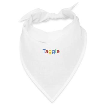 Lustige Beleidigung TAGGLE Parodie Suchmaschine - Bandana - Weiß - Vorne