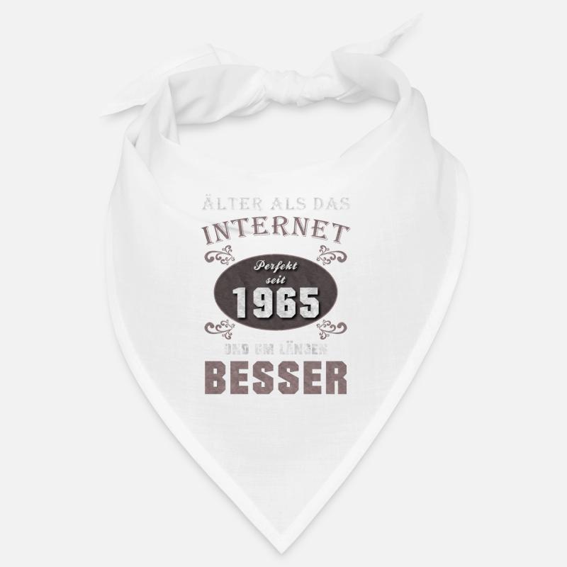 1965 Geboren Internet Spruch Geburtstag Geschenk Bandana