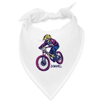 Downhill - Bandana - Weiß - Vorne