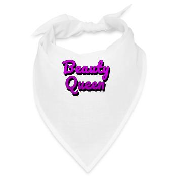 Beauty Queen - Bandana - Weiß - Vorne