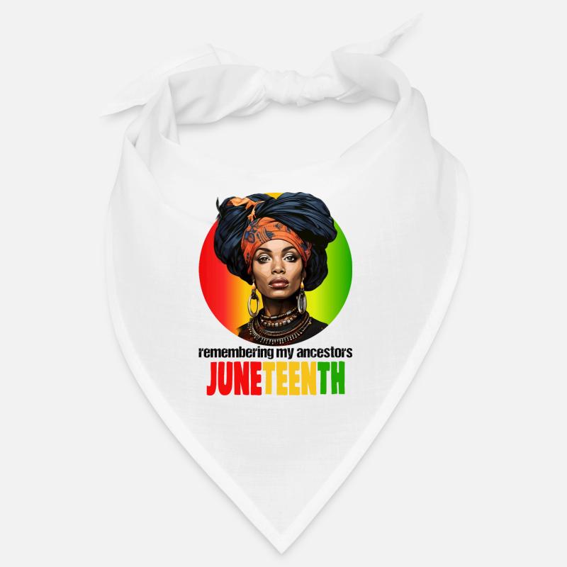 Me souvenir de mes ancêtres JUNETEENTH Bandana