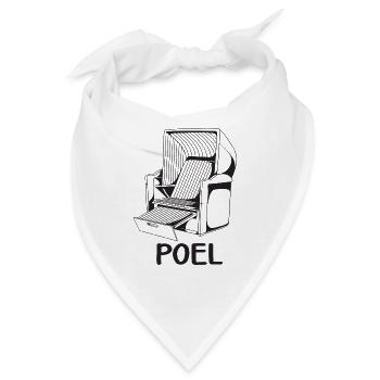 POEL STRANDKORB - Bandana - Weiß - Vorne