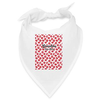 Grandma was here - Bandana - Weiß - Vorne