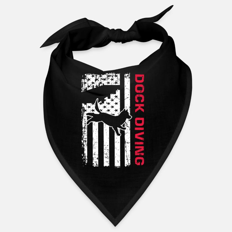 Dock Diving Design for Dog Jumping and Dock Dog Bandana