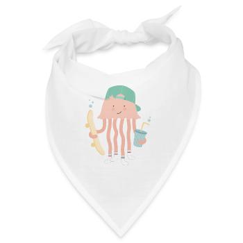 SKATER JELLYFISH - Bandana - Weiß - Vorne