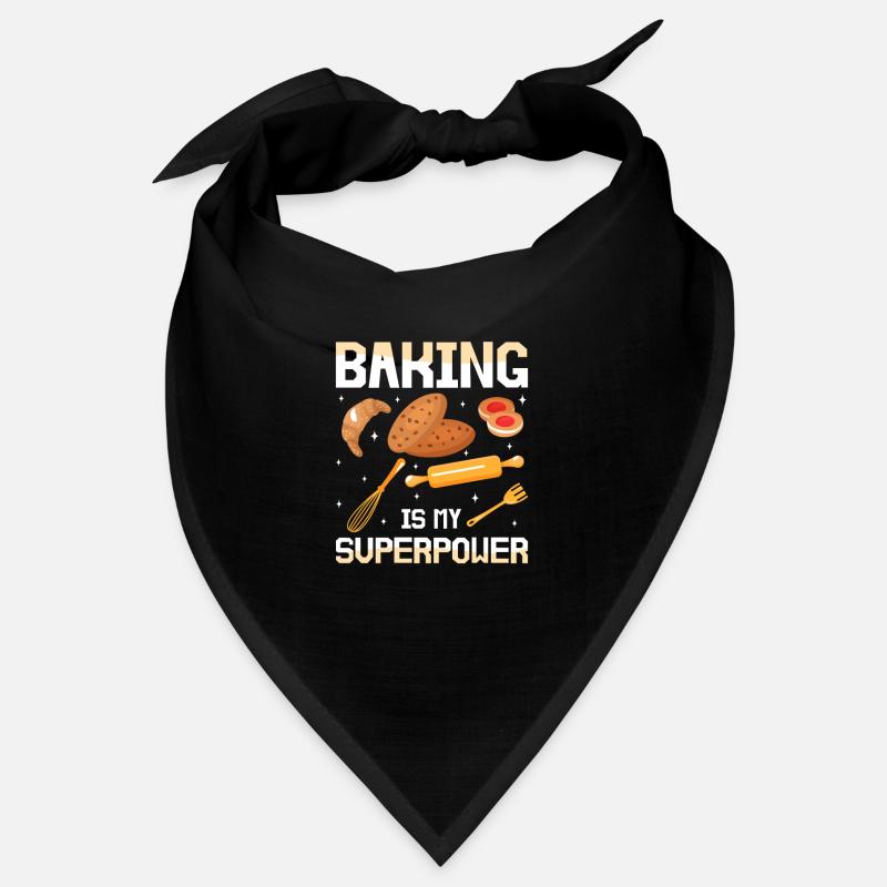 Baking Is My Superpower Funny Baker Bandana