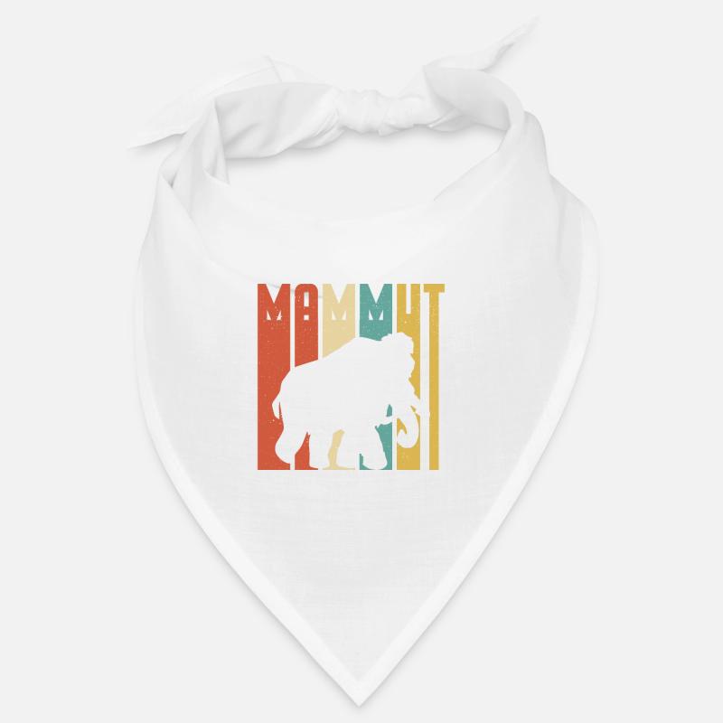 Retro Mammut Geschenk Mammoth Tier Geschenk Bandana