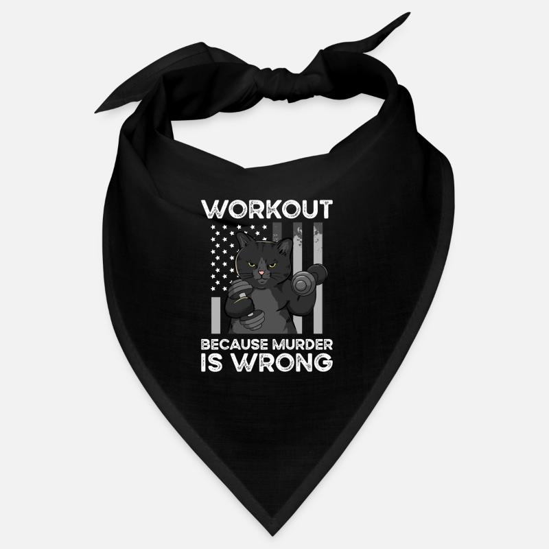 Workout Becaus Murder Is Wrong Bandana