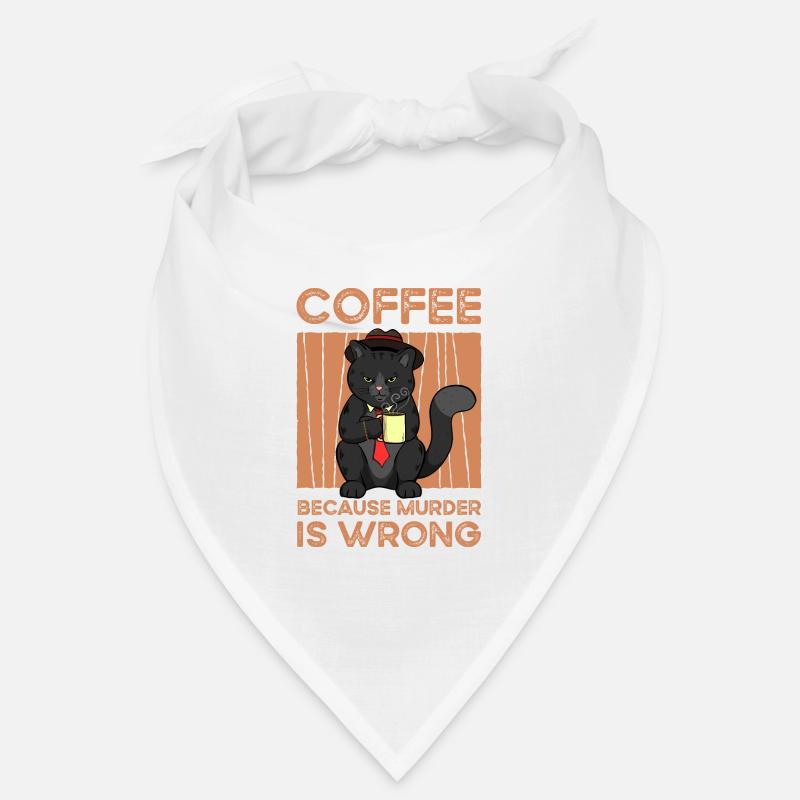 Coffee Because Murder Is Wrong Bandana