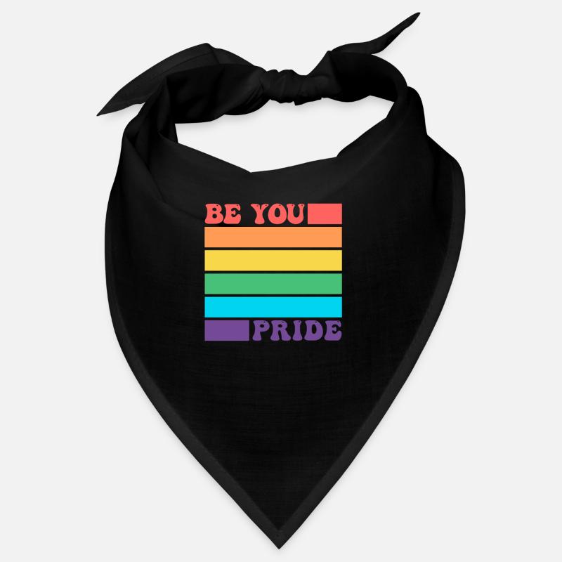 Sei du LGBTQ Schwul Lesbisch Pride Verbündeter Regenbogenflagge Bandana
